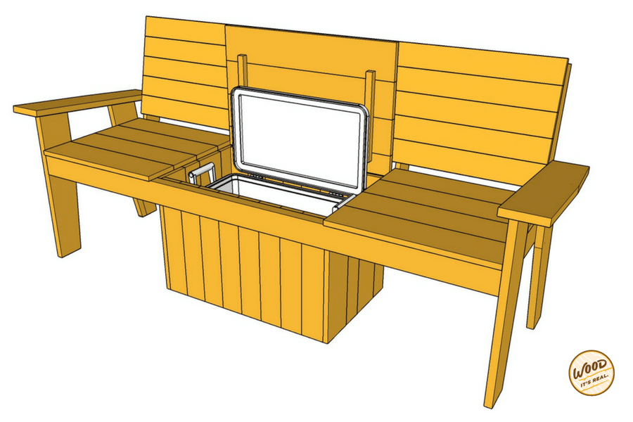 Build It: The Most Amazing Cooler Bench Ever - Wood. It's ...