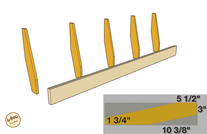 Southern Yellow Pine Porch Bed Swing from Wood. It