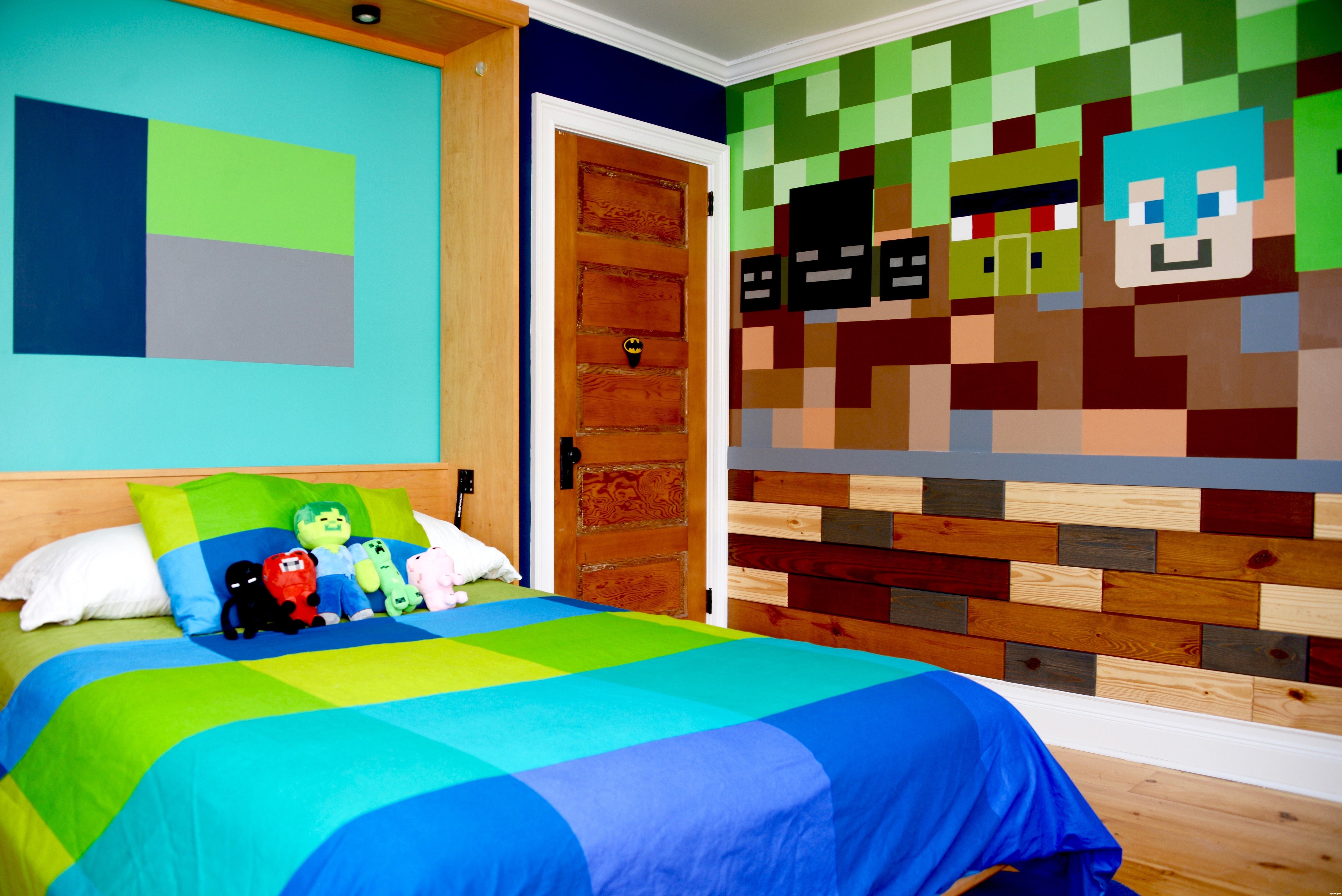 How SYP Brought a Minecraft-inspired Bedroom to Life | Wood. It's Real