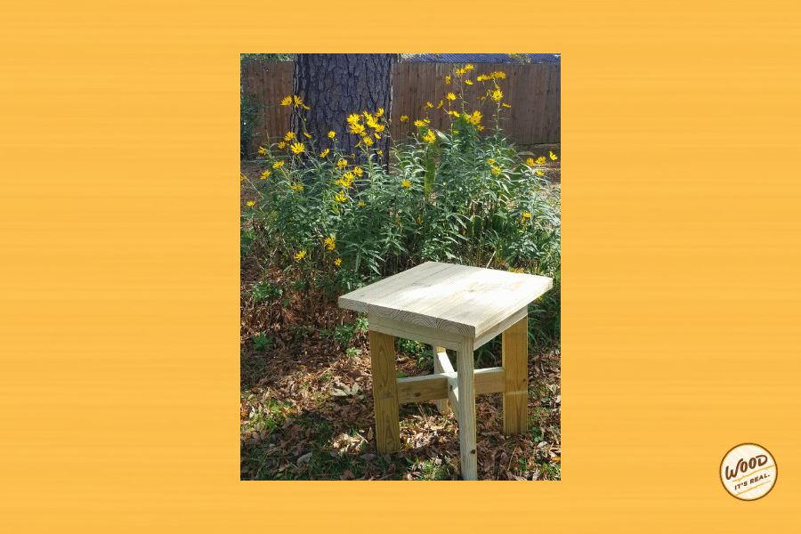 Awesome DIY Side Table from Wood. It's Real.