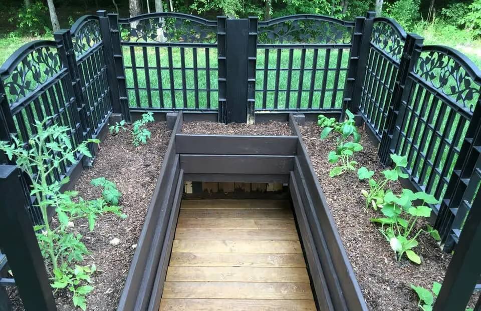 Raised garden bed with pressure treated Southern Yellow Pine - Wood. It's Real.